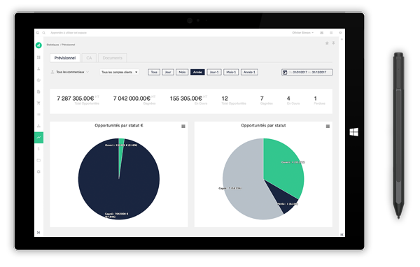 Datas et statistiques, progiciel Numefy.